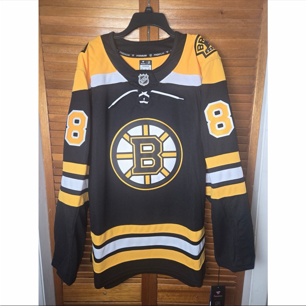 Fanatics Premium Boston Bruins David Pastrnak 88 Jersey Black Size 52